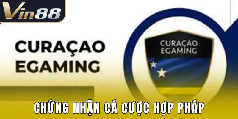 Chứng nhận cá cược mà nền tảng đã được cấp