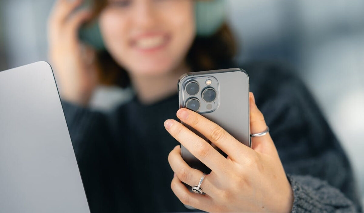 Student receives a free iphone for daily learning and activities