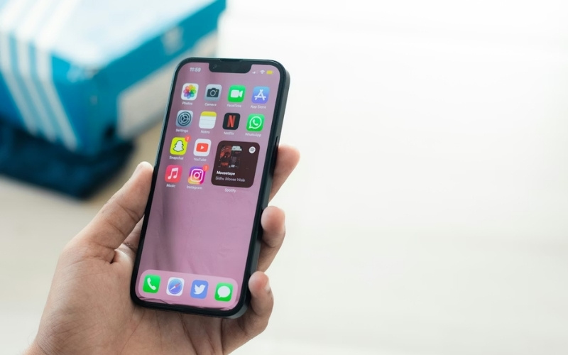 Free government iPhone 13 device used for work, education, and essential online access