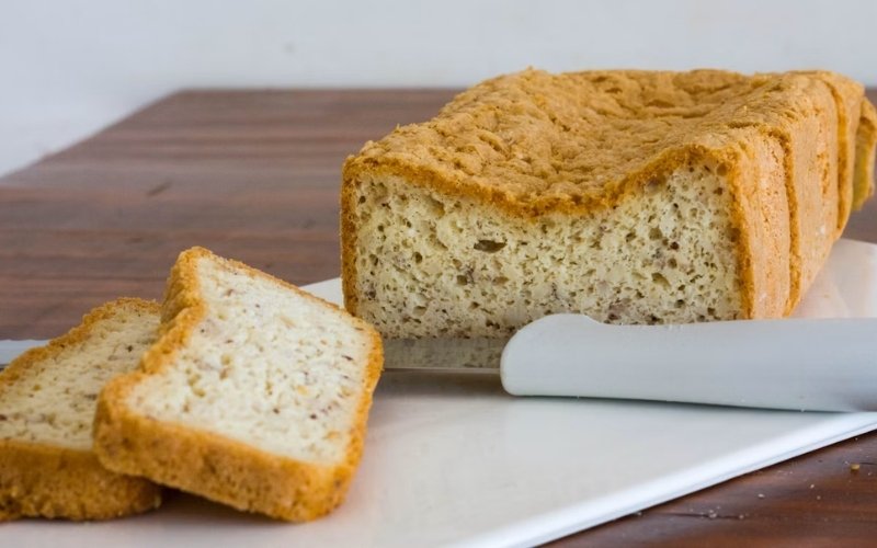 Is sourdough bread gluten free compared with almond flour bread made from naturally gluten free almonds