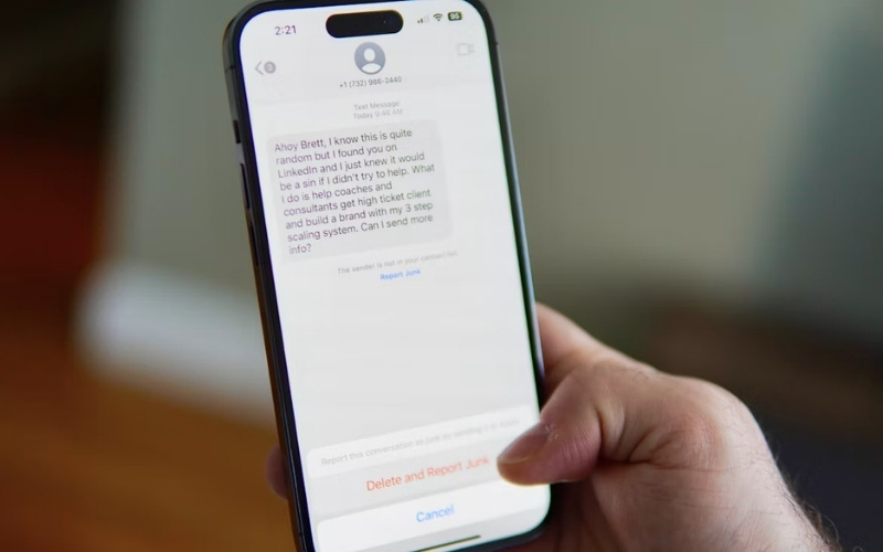 How to block a text number on iPhone from Messages